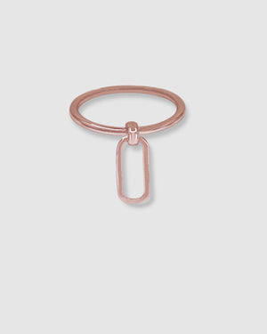 CA Jewellery Link Charm Ring