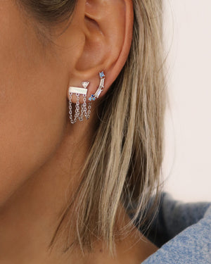 Chandelier Earrings - Silver