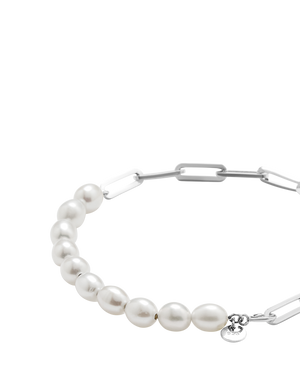 Pearl Bracelet - Silver