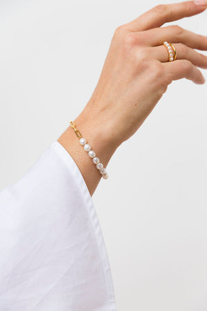 Pearl Bracelet - Gold