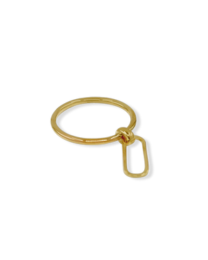 CA Jewellery Link Charm Ring